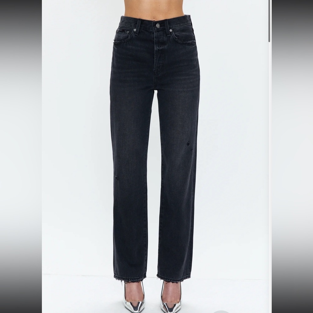[SOLD] Pistola Denim CASSIE SUPER HIGH RISE STRAIGHT JEAN, PEPPER VINTAGE